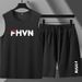 Men's Clothing Plus Size Sports Suit Men's Clothes Breathable Trend Fat Short Sleeve Sleeveless T Shirt Quick Drying Vest Summer_viptrois.com