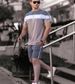 2025 New Summer Short Sleeved Shorts Ice Silk Casual Loose Men's Set_viptrois.com