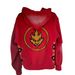 European American Foreign Trade Personality Anime Print Embroidery Zipper Sweatshirt And Sweatpants Set Long Sleeve_viptrois.com