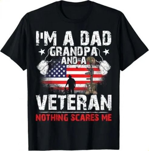 T-shirtt-shirtfather_s Day - Veterans Day- I_m A Dad Grandpa_viptrois.com