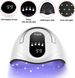 Sunrich UV 120W LED nail lamp quick dryer suitable for gel polishing and curing with 4 timers Portable handle Large_viptrois.com