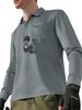 Monochrome Man- Men's Long Sleeve Loose Top Turn-Down Collar European And American Autumn New Outdoor Tactical_viptrois.com