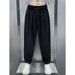 Men's Clothing Men's Summer Loose Harem Pants Solid Color Versatile Drawstring Sports Pants Youth Ice Silk Drape Casual Suit Pants_viptrois.com