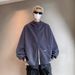 Autumn New Double Zipper Hooded Cardigan Sweatshirt Men's Loose Sports Casual Hoodie Jacket_viptrois.com