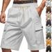 Men's Clothing Summer Men's Casual Corduroy Multi Pocket Workwear Shorts Trendy Shorts Men_viptrois.com