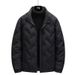Pure 2024 Winter New Jacket Trendy Brand Short Fashion Lightweight Warm White Duck Down Men's Stand Collar Casual Coat_viptrois.com