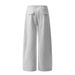 Men's Clothing Scimitar Version Retro Solid Color Versatile Plus Velvet Casual Pants Sweatpants Men And Women Loose Wide Leg Pants_viptrois.com