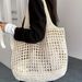 vacation Handbag Beach Vacation Gender Free Simple Knitted Women's Bag Woven Bag Straw Bag_viptrois.com