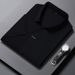 Men's Clothing Summer Thin Solid Color Short Sleeved Lapel Trendy Casual Soft Skin Friendly Business All Match Loose Polo Shirt For Men_viptrois.com