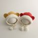 Baby hat Autumn and winter cute super cute Mosaic color ins warm baby sleeve hat children's ear protection hat_viptrois.com