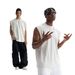 "Unisex Vintage Sleeveless Tee – Breathable Loose Fit, Raw Hem Detail, Summer Essential"_viptrois.com
