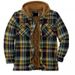 Pulse Hot-Selling Men's Clothing Autumn Winter Thickened Cotton Plaid Long Sleeve Loose Hooded Jacket In Stock_viptrois.com