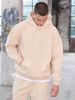 Oversized Fleece-Lined Hoodie – Unisex Heavyweight Streetwear Pullover (350GSM, Drop Shoulder, S-XXXL)_viptrois.com