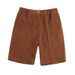 Men's Clothing Solid Color Waffle Shorts New Summer Style Five Point Casual British Thin Suit Pants_viptrois.com