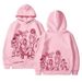 Men's Clothing Street Casual Sports Loose Cartoon Print Y2K Graffiti Hoodie - Oversized Pullover Sweatshirt With Cartoon Print, Unisex Streetwear_viptrois.com
