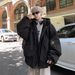 Pile Sleeve Down For Men Winter Thickened Warm Loose Men's Coat 2024 New Cotton Padded Jacket Trendy Brand_viptrois.com