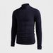 European Fit Men’s Striped Crewneck T-Shirt – Classic Slim-Fit Knit Top (Black/Navy/Red/White, S-XXL)_viptrois.com