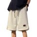 Men's Clothing Retro Sports Shorts For Boys Summer New Style Casual Loose Trendy Five Point Pants For Men_viptrois.com