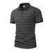 Cross-border Summer Ice-feel Cool And Breathable Short-sleeve Shirt, Men's Turn-down Collar Casual Shirt_viptrois.com