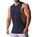 Men's Slim Fit Sleeveless Vest - Breathable Polyester Blend, Moisture-Wicking, Quick-Dry, For Gym, Running & Casual Wear_viptrois.com
