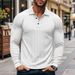 New Men's Polo Shirt Long Sleeve Button-down Solid Color Popular Pullover Knitwear Streetwear Clothing_viptrois.com