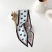New original design retro Korean small silk scarf for women all match spring and autumn love multifunctional hairband decorative scarf_viptrois.com
