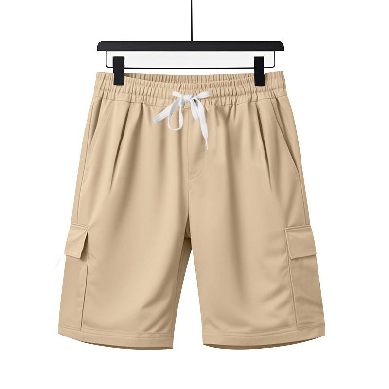 Men's Summer Sports Shorts Breathable Loose Fit Multi-Pocket Straight Squat Casual Workwear Style_viptrois.com