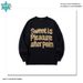 Vintage Letter Jacquard Sweater – Retro Unisex Pullover For Men & Women (Black, S/M/L/XL_viptrois.com