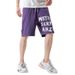 Men's Clothing Men's Summer Work Shorts Men's Youth Casual Letter Print Shorts Men's Japanese Style Trendy Shorts Men_viptrois.com
