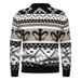 Loom Cross-Border Foreign Trade European And American Mohair Men's Warm Long Sleeve Jacquard Pullover Round Neck Casual_viptrois.com