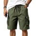 Men's Summer Shorts Loose Fit Outdoor Practical Multi Pocket Cargo Pants Running Sports Style_viptrois.com