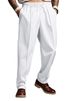 Men's Clothing Men's Wide Leg Casual Sports Pants Mid Waist Loose American Sweatpants Solid Color Drawstring Sports Jogging Pants_viptrois.com