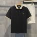 "Men's Slim-Fit Short Sleeve Polo Shirt – Breathable Cotton Blend, Korean-Inspired Casual Top"_viptrois.com