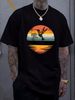 Hummingbird Vintage Retro Hummingbirds T-Shirt Stretched Soft Top For Everyday Wear Stylish Comfortable Graphic Streetwear Unisex Homme Breathable_viptrois.com