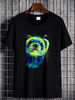 A Ferret Watercolour Mens T-Shirt 100% Cotton Stretched Versatile Soft Homme Designer Clothes Stylish Casual Breathable Comfortable Summer Fashion_viptrois.com