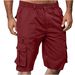 Men's Clothing Men's Thickened Cotton Sports Leisure Multi Pocket Workwear Shorts Men's Loose Outdoor Casual Pants_viptrois.com