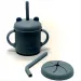 Straw Cup Baby Silicone Water Cup School Drinking Cup Drop Resistant High Temperature Children's Cup Fall Prevention Wat_viptrois.com