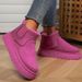 SHLIANG New Winter Women Snow Boots Plush Warm Non Slip Waterproof Ladies Flats Sneakers Casual Slip on Female Ankle Boots Botas Mujer Y0078_viptrois.com