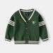 kids'clothing Boy's sweater cardigan baby V-neck embroidered children's top_viptrois.com