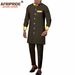 Men's clothing African national batik cotton men's casual two piece set_viptrois.com