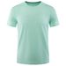 Men's Comfortable Quick Dry T-Shirt Crew Neck Solid Work Wear T-Shirt Casual Regular Fit Short Sleeves T-Shirts_viptrois.com