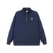 Men's Clothing AA 320g Stand Collar Half Zip Sweatshirt Men's Loose US Embroidered Versatile Trendy American Style Top Wholesale_viptrois.com