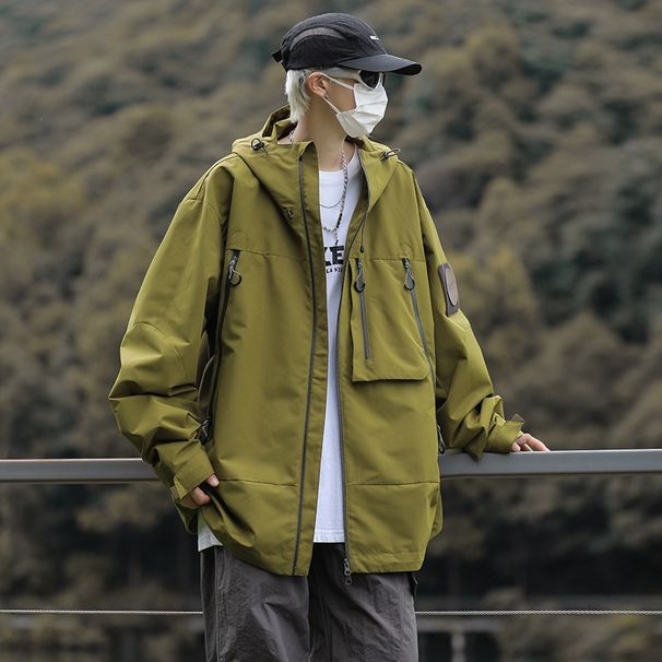 Functional Outdoor Sports Jacket For Men And Women, Spring And Autumn New Styles, Versatile Hooded Jacket, Trendy_viptrois.com