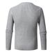 Loom Foreign Trade Autumn Winter Solid Color Round Neck Knitted Cardigan Water Ripple Plus Size European And_viptrois.com