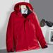 Winter Men And Women Yurong Soft Shell Two-Piece Set Couple Fleece Thickened Coat Outdoor Skiing Mountaineering Jacket_viptrois.com