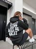 Popular Women's Letter Pattern Printed Back Drawstring Long Sleeve Hoodie Pocket Sweatshirt_viptrois.com
