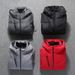 Men's Winter Jacket With Hood, Lightweight Warm Puffer Coat, Water-Resistant Outdoor Windbreaker For Casual & Sports_viptrois.com