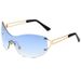 Men's Sunglasses For Women Square Half Frame High End Personalized Sunglasses For Men_viptrois.com