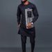 Men's Moslem New Independent Hot Sale Ethnic Style Men's Suit Pocket Design Black 112300_viptrois.com