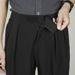 Summer Casual Men's Slim Fit Tapered Leg Dress Pants Loose Korean Style Versatile Trendy Cropped Harem Pants_viptrois.com